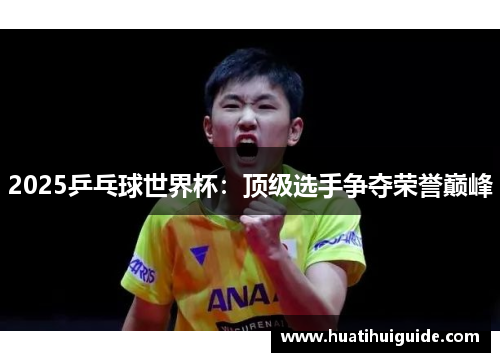 2025乒乓球世界杯：顶级选手争夺荣誉巅峰